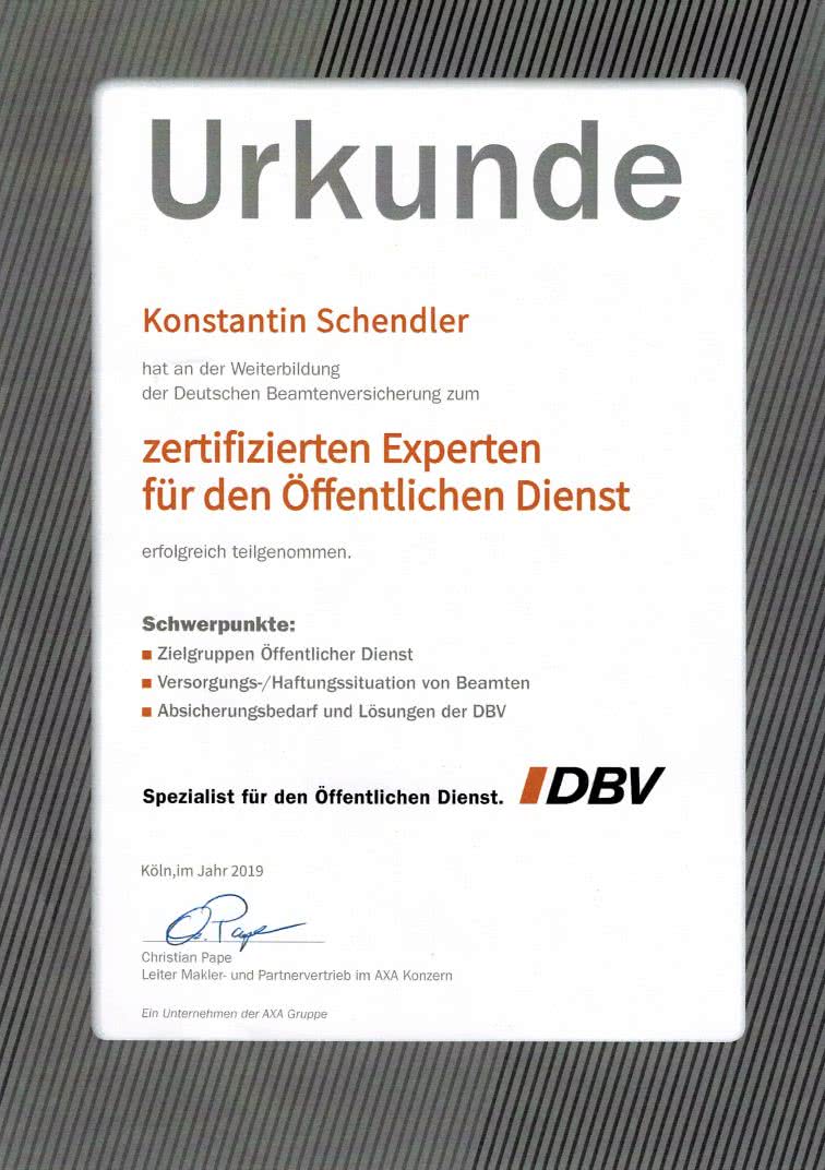 Zertifikat